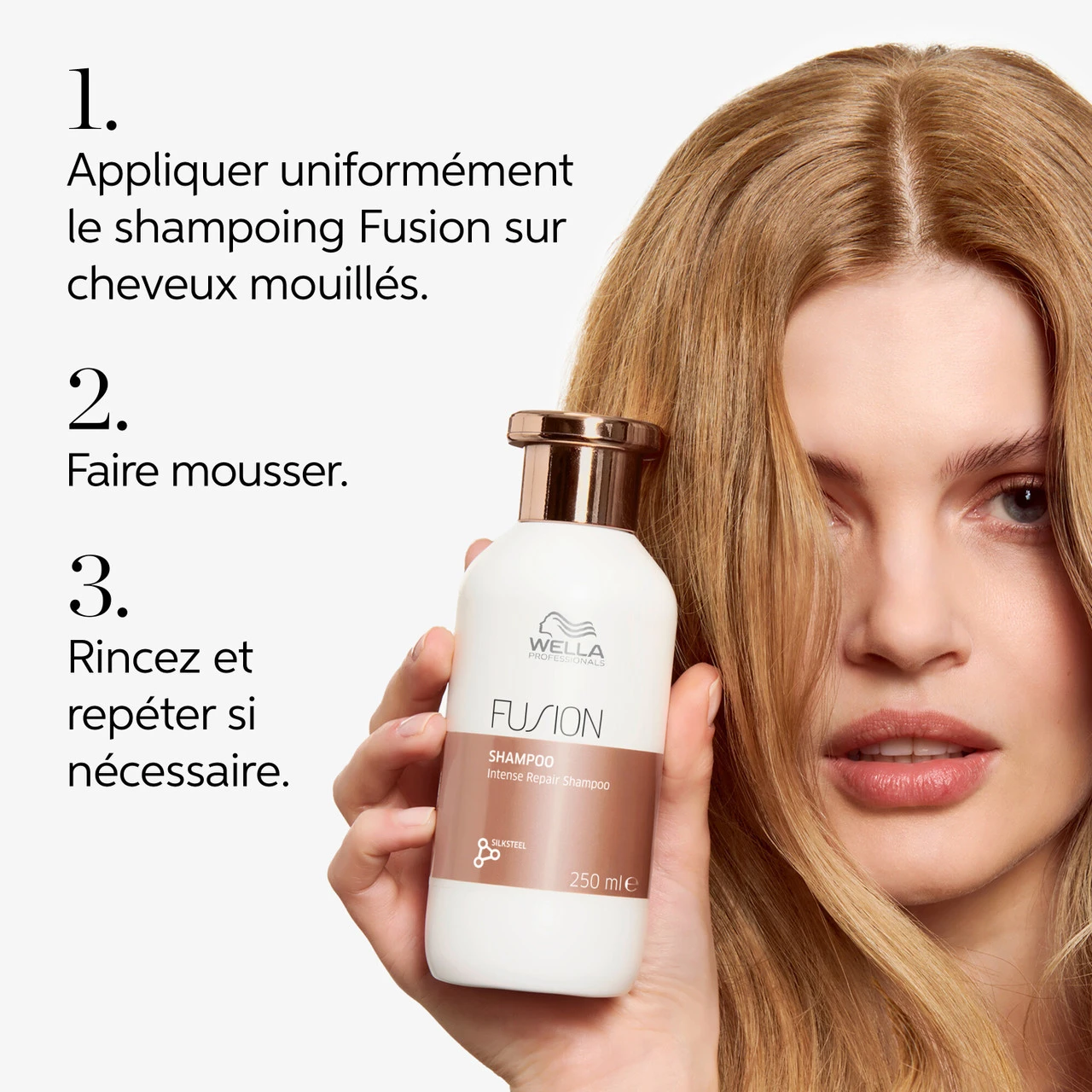 Shampooing Fusion Intense Repair Wella 100ml 4 Shampooing Fusion Intense Repair Wella 100ml â Image 2