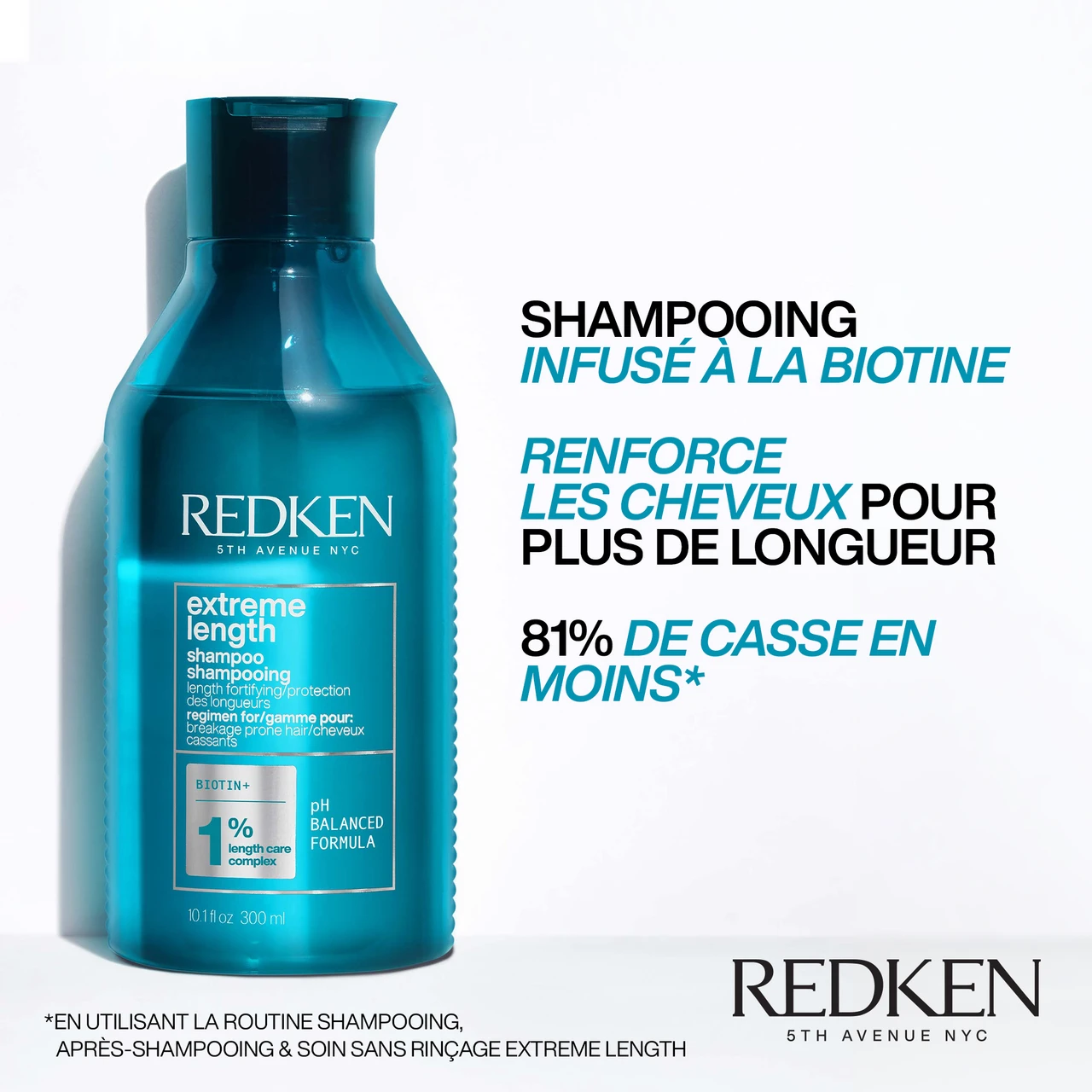 Shampooing Extreme Length Redken 300ml 4 Shampooing Extreme Length Redken 300ml – Image 2