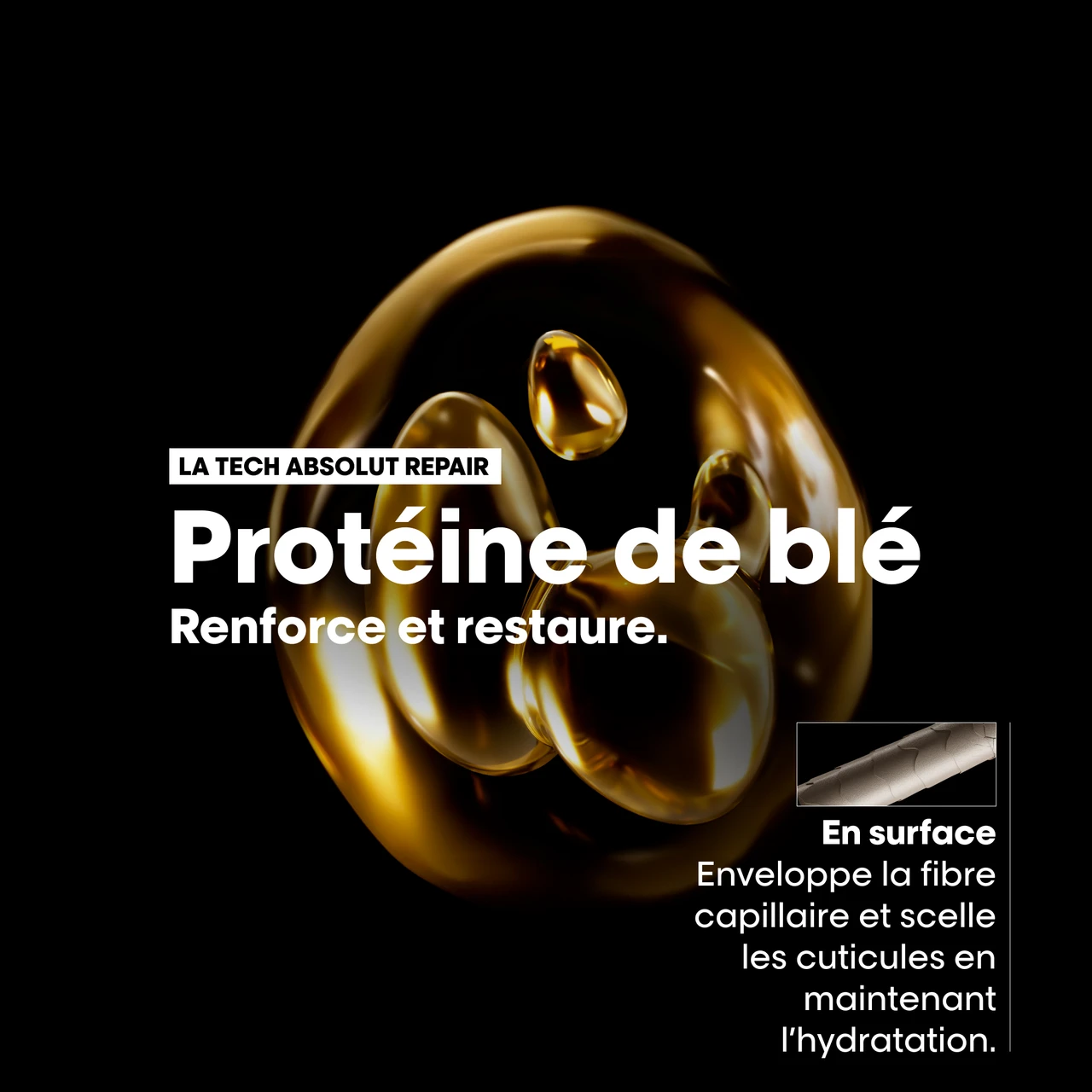 Absolut Repair Shampoing Réparateur Cheveux Abîmés L'Oréal 300ml 5 Absolut Repair Shampoing Réparateur Cheveux Abîmés L'Oréal 300ml – Image 3