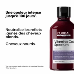 Shampoing Neutralisant Violet Vitamino Color Spectrum L'Oréal 300ml -Soins Capillaires 3474637268398 1 65627.1741166057