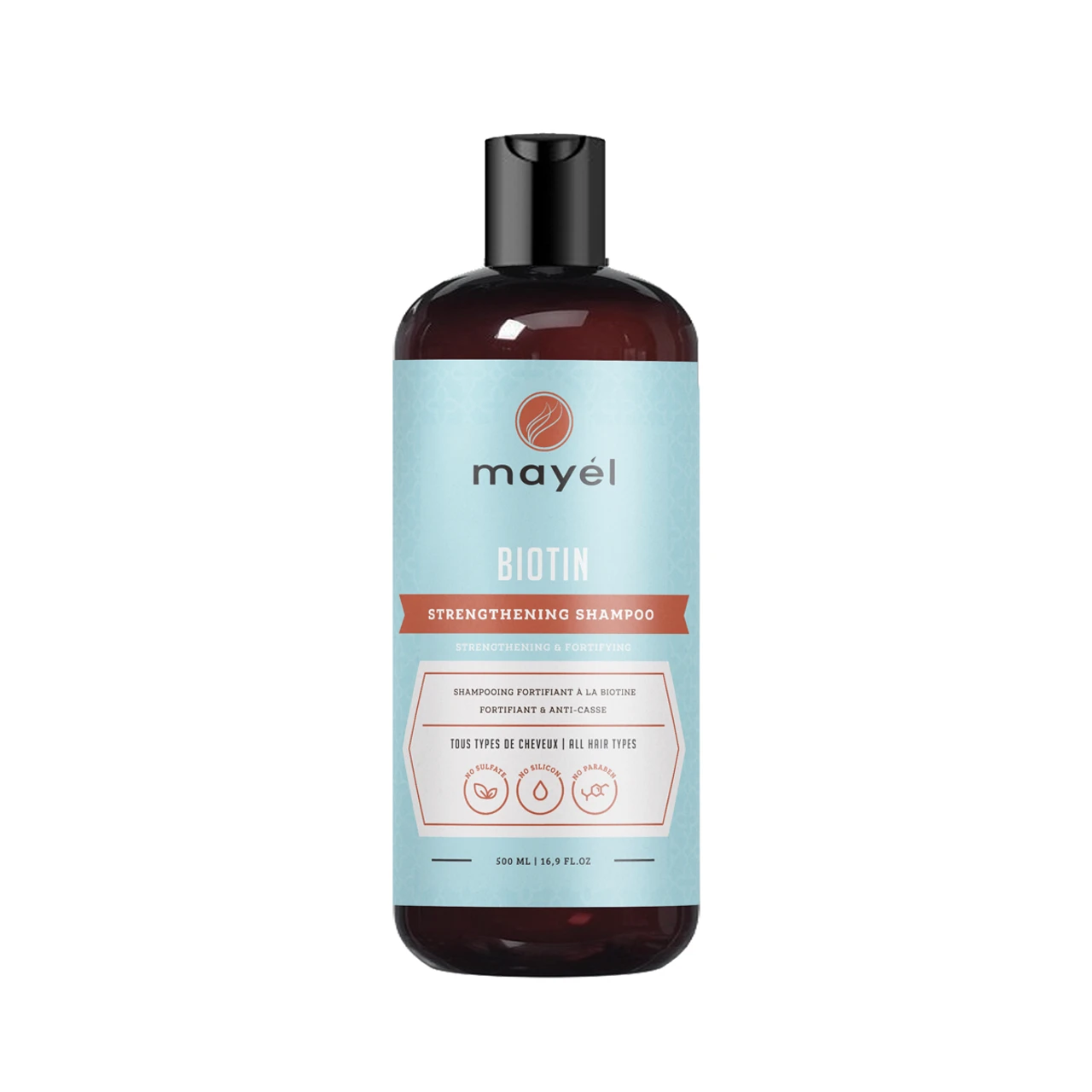 Shampooing Fortifiant à La Biotine Mayel 500ml 3 Shampooing Fortifiant à La Biotine Mayel 500ml