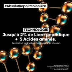 Shampooing Absolut Repair Molecular L'Oréal Professionnel 1500 Ml 10 Shampooing Absolut Repair Molecular L'Oréal Professionnel 1500 Ml -Soins Capillaires b7a7ac30 a3e2 4f9c 8d7a f25dbb3a2551 79105.1694081531