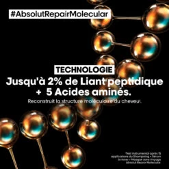 Shampooing Absolut Repair Molecular L'Oréal Professionnel 500 Ml 12 Shampooing Absolut Repair Molecular L'Oréal Professionnel 500 Ml -Soins Capillaires b7a7ac30 a3e2 4f9c 8d7a f25dbb3a2551 79105.1694081531.1280.1280 72780.1694081968