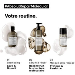 Shampooing Absolut Repair Molecular L'Oréal Professionnel 500 Ml 11 Shampooing Absolut Repair Molecular L'Oréal Professionnel 500 Ml -Soins Capillaires molecular 1 25564.1694081532.1280.1280 68640.1694081968